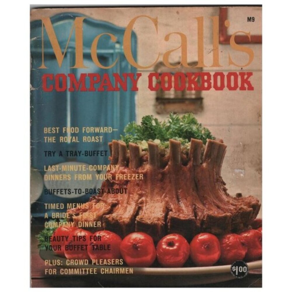 Vintage Magazine Special Issue McCall's Company Cookbook 1965 Recipes Decor